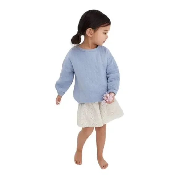 ZARA Kids | Ecru | EMBROIDERED SKIRT WITH TULLE - Picture 10 of 10
